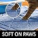 Easyology Large Cat Litter Mat / Cat Litter Trapping Mat / Litter Box Mat - Easy Clean, Extra Thick, Durable, Phthalate Free, Soft on Kitty Paws with Scatter Control, 35