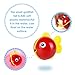Bath Toys, Safe&Care Baby Bathtime Toys Fun Animals and Stacking Cups 8pcs Cute Educational Toys for Toddlers Boys & Girls with Mesh Bath Toy Organizer