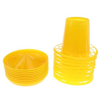 Fenteer 10x Automatic Feeding Bowl Poultry Feeder Waste Free