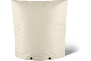 CERBONNY Insulated Pouch Backflow Insulation Cover, Freezer Protection for Water Sprinkler Valve Box, Meter Controller or Irrigation Backflow Valve, Winterizing Backflow Preventers - Sand 24" x 24"