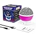 Lizber Baby Night Lighting Lamp Moon Star Projector 360 Degree Rotation - 4 LED Bulbs 9 Light Color Changing With USB Cable, Unique Gifts for Men Women Kids Best Baby Gifts Ever, Christmas gift, Pink