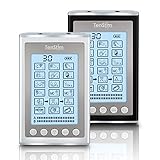 Tenstim Tens Unit Muscle Stimulator - FDA 510K Cleared - EMS Combo Unit - 18 Modes - Dual Independent Channels-Electronic Pulse Massager and Electrode Massage Machine for Pain Relief (Black or Silver)