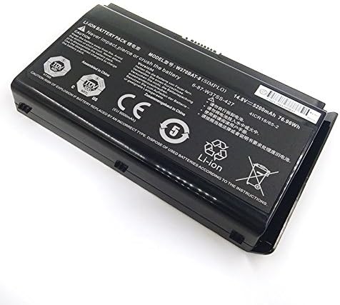 7XINbox 76.96WH 5200mAh 14.8V W370BAT-8 Laptop Battery compatible with Clevo W350et W350etq W370et Sager Np6350 Np6370 Schenker Xmg A522 Xmg Xmg A722 Series 6-87-w370s-4271K590S K650C K750S - Image 3