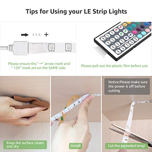 3 RGB+LED+Strip+Lights+Kit