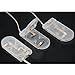 WMYCONGCONG 15 PCS 2X 3V CR2032 Battery Holder Coin Button Cell Battery Holder Case with ON/Off Switch Lead Wire Type (Clear)