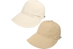 DANMY Sun Hats for Women,Summer Beach Sun Hat Visor for Women,Women Wide Brim Fedora Cap UPF50+