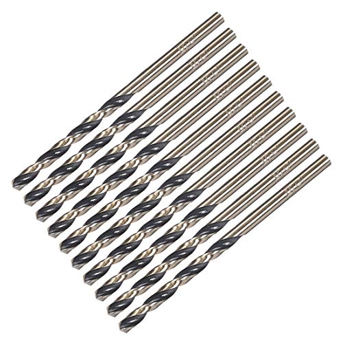 uxcell Straight Shank Twist Drill Bits 3mm High