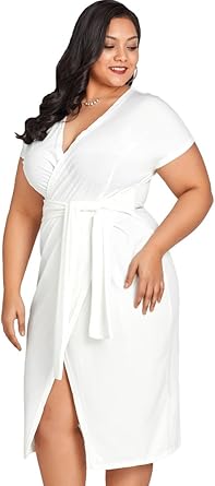 striped midi dress with sleeves