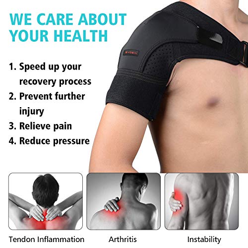 Shoulder Brace by SYOSIN Rotator Cuff Support for Injury Prevention