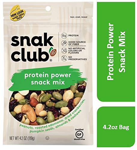 SNAK CLUB ASSORTED MIXES (PROTEIN POWER, 4.2-OZ. (1 COUNT))…
