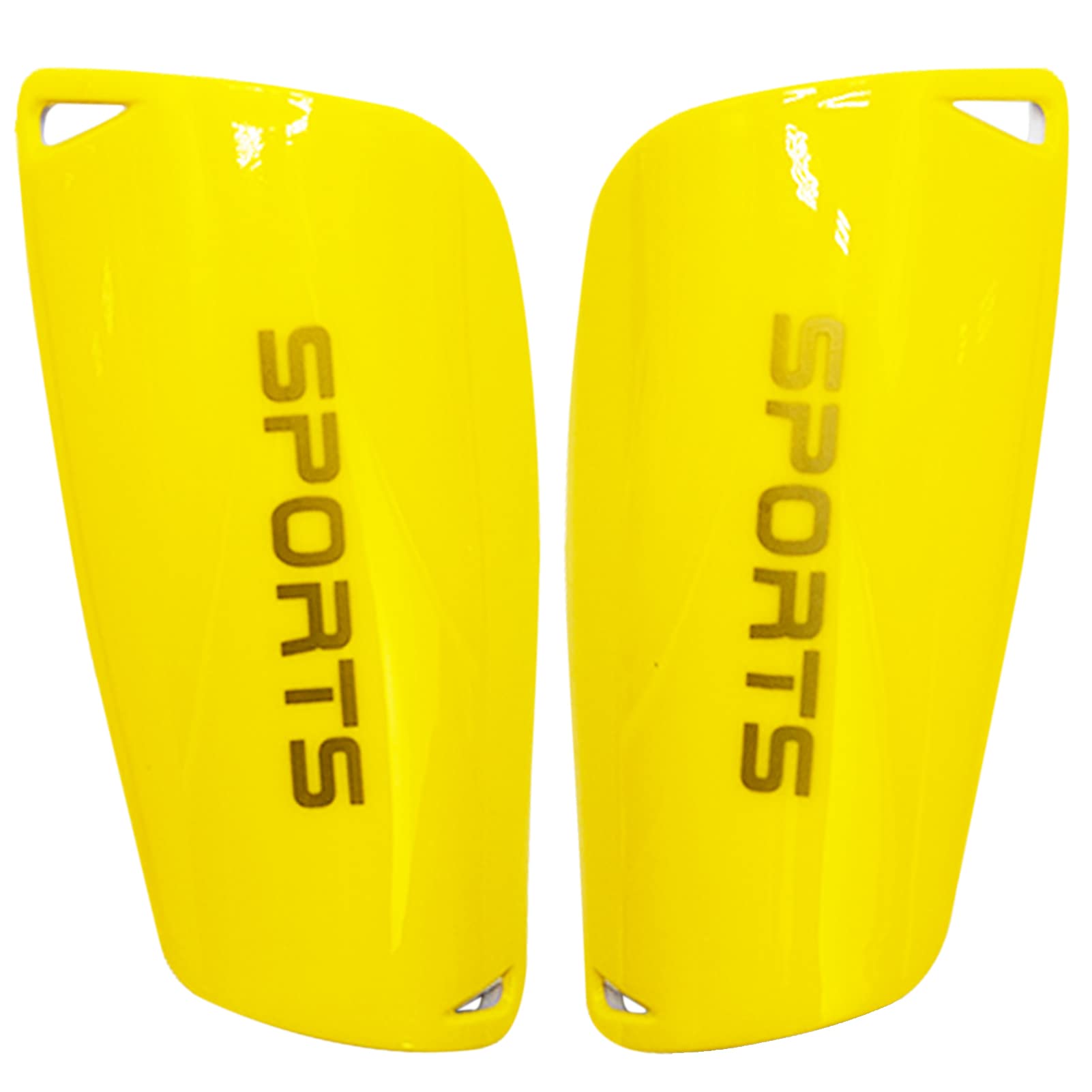Football Shin Guards, Shin Guards Pads, Youth Boys Girls Shin Pad Sleeves for Football Games, EVA Cushon Protection Reduce hit & Injuries(Yellow)