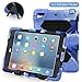 iPad Mini 1 2 3 Case ACEGUARDER Full Body Protective Premium Soft Silicone Cover Proof Case for iPad Mini 1 2 3 (Navy Black)