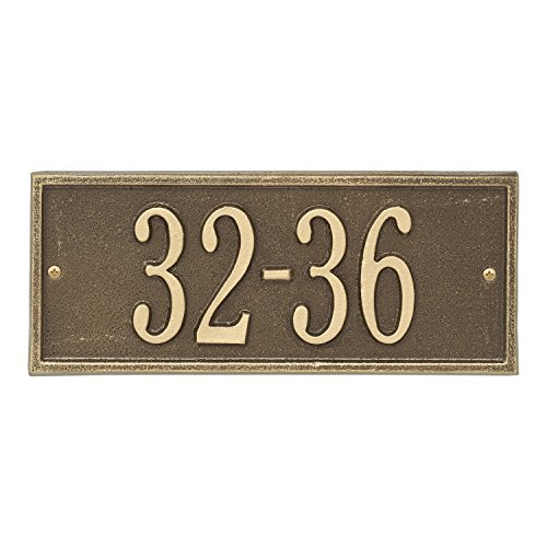 2 Whitehall+Personalized+Metal+Address+Plaque