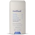 Method Deodorant, Simply Nourish, Coconut, Rice Milk + Shea Butter notes, 24 Hour Odor Protection, 2.65 oz