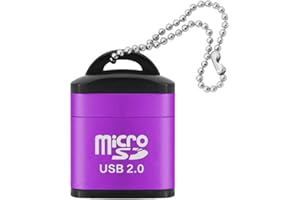 Cotchear Mini USB 2.0 Card Reader Micro SD Card Adapter for TF/Microsd Cards Reading High Speed Cardreader with Plastic Lid K