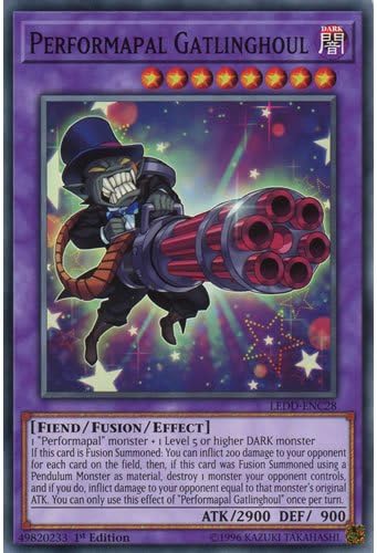 LEDD-ENC28 1st Ed Performapal Gatlinghoul Common Card Legendary Dragon Decks Yu-Gi-Oh Single Card