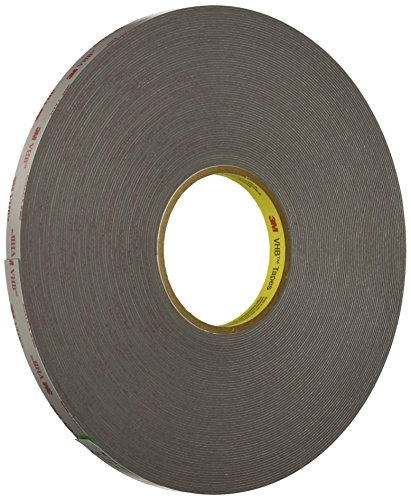 3M VHB Tape 4941, Gray, 1/2 in x 36 yd, 45 mil, Small Pack, 4 rolls per case