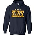 Proud Navy Dad Hooded Sweatshirt in Navy