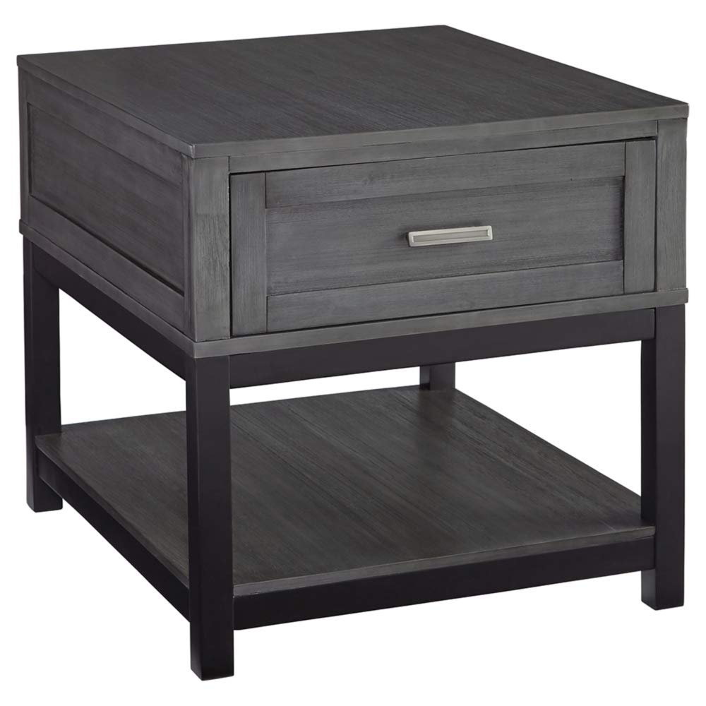 Signature Design by Ashley Caitbrook Rectangular End Table, Gray