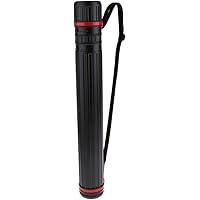 Tubo Portadisegni Telescopico - Portarotoli Carta Da Disegno Con Cinghia Trasporto Nero - Foto 7