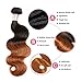 Sakula Ombre Body Wave 100% Human Hair Bundles Brazilian Unprocessed Double Drawn Weft Virgin Remy Hair Extensions with 1B/30 Color (18 18 20 20 inch)…