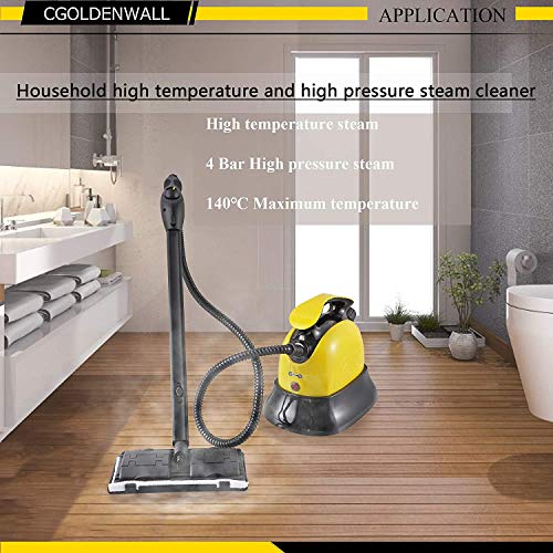 CGOLDENWALL Floor Steam Cleaner Heavy Duty Cleaning Steamer 1500W High