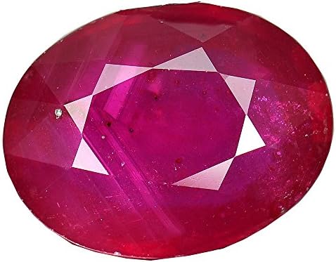 VAIBHAV GEMS Manik Stone Original Certified Burma Ruby Stone 4.25 Ratti