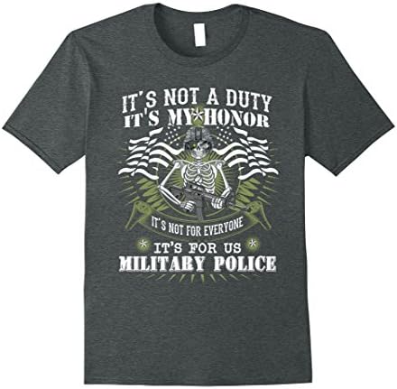 Mens Military Police Shirt US Army Tee for Men Women T Shirt Medium Dark Heather
