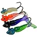 THKFISH Fishing Jigs Fishing Soft Lures Fishing Jigs Head Fishing Baits Fishing Jigs Kit 7g/0.25oz 8g/0.28oz 17pcs