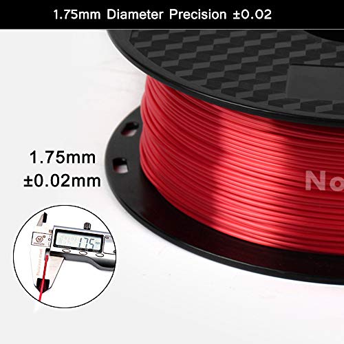 Noulei-Filamento-de-para-impresin-3d-175mm-PLA-Silk-RED-Shiny-Printing-Filament-1KG-1-Spool