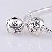 Sun Charm Moon Charm 925 Sterling Silver Clip Charm Lock Stopper Spacer Charm for Diy Charms Bracelet