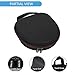 Headphone Headset Case Compatible with JBL/Sony/Soundcore by Anker/BERIBES/KVIDIO Wireless On-Ear Headphones, Black, Gray