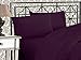 Elegant Comfort 1500 Premier Wrinkle & Fade Resistant Hotel Quality Ultra Soft Luxurious 4-Piece Bed Sheet Set with Deep Pockets, Full Purple