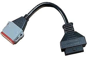 OBD Adapter 12 PIN Connector Compatible With Komatsu Truck Scanner Test Cable 12pin To OBD2 16pin Convert Wire Harness