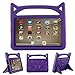 All-New Fire 7 2017 Case,fire 7 tablet case,Fire 7 Kids Case,Riaour Kids Shock Proof Protective Cover Case for Amazon Fire 7 Tablet (Compatible with 5th Generation 2015/7th Generation 2017) (Purple)
