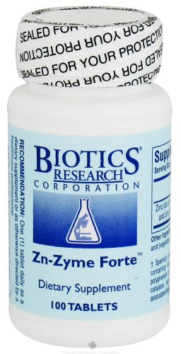 Biotics Research Zn-Zyme Forte 100 Tablets