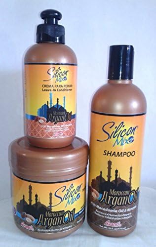 Silicon Mix Moroccan Argan Oil 3 in 1 Set by Avanti Silicon Mix