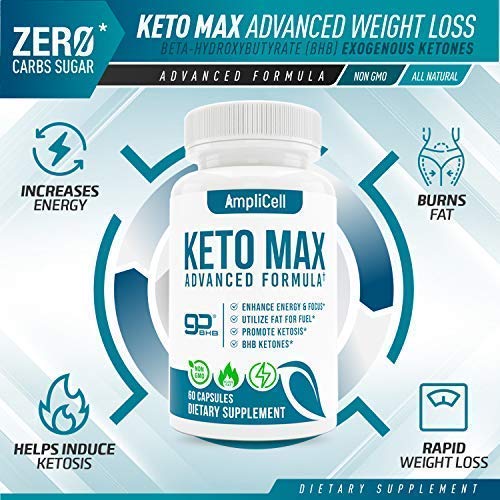 Premium Keto Diet Pills - Utilize Fat for Energy with Ketosis - Boost Energy & Focus, Support Metabolism, Manage Cravings - Keto BHB Supplement for Women and Men - 30 Day Supply