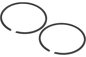 uxcell Piston Ring Set, 2Pcs 52mm x 1.2mm Standard Size Piston Rings Fit for Chainsaw Replacement Parts