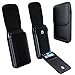 Meilib Galaxy S8 Belt Clip Case Leather Holster Pouch with Belt Holder for Samsung S8 Phone Sleeve with Wallet ID Card Slot (Works w/Slim Thin Cover on) Black