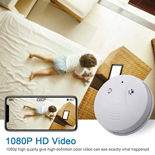 WiFi Spy Camera Hidden Camera Smoke Detector Camera, Pelay HD 1080P