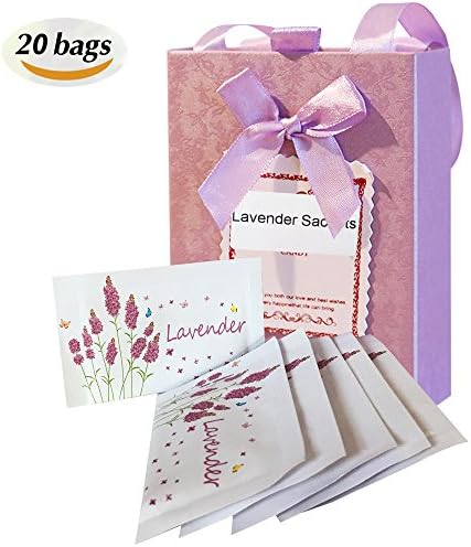 20 Packs Best Moth Repellent Sachets With Natural Senior Grains for Drawer and Clothes
