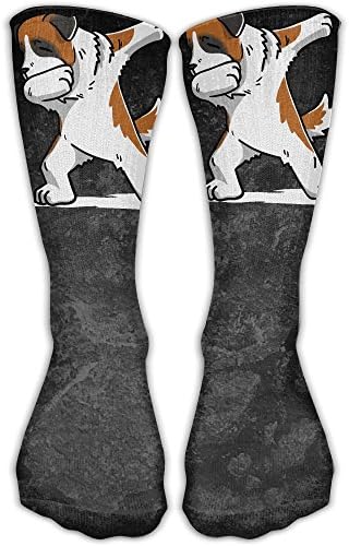 LKZD Saint Bernard Dog Fashion Crew Socks Funny Casual Short Stockings One Size