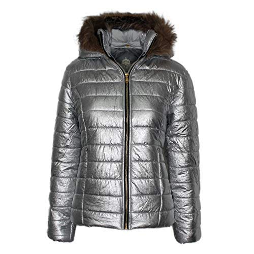 shiny bubble coat womens