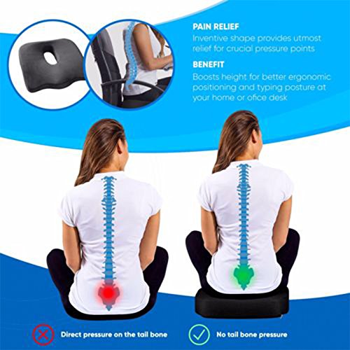 Amazon Com Tailbone Lanlan Pillow Seat Cushion High Rebound