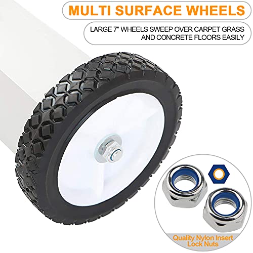 Toolwiz Pick Up Sweeper 24inch Large Pickup Lawn