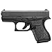 Traction Grip Overlays in Black for Glock G42 Pistols
