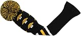 Scott Edward Knitted Golf Head Covers 3Pcs Driver Fairway Hybrid Mushroom view 4