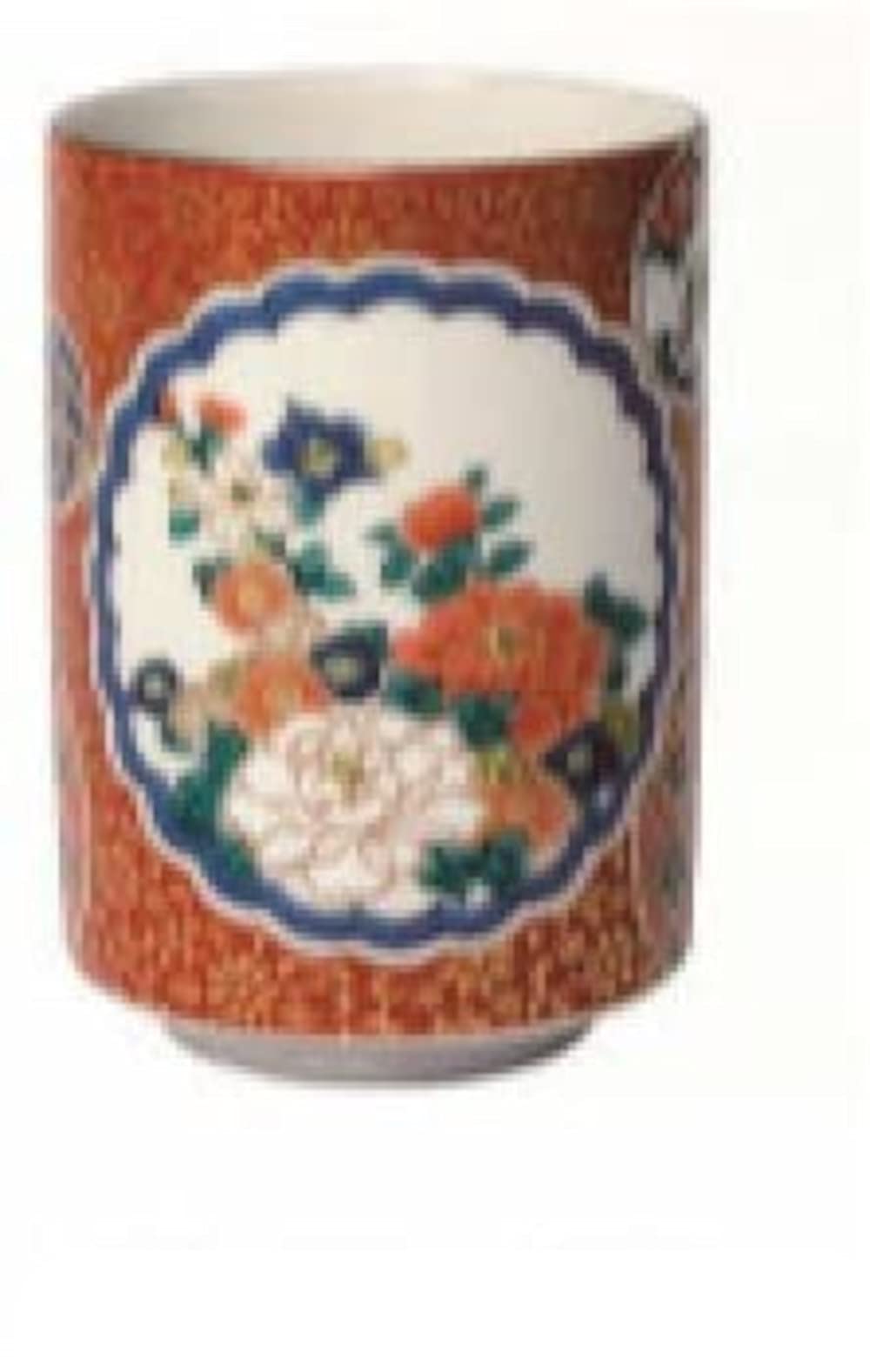 Kutani-yaki Japanese Ceramic Japanese Era Picture Japanese Tea Cup Yunomi"Shozan" SK-392