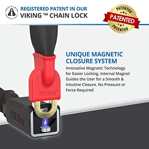 Seatylock Viking Bike Lock Chain with Key Patented Motorcycle and